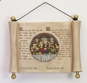 [Image: Last Supper Scroll]