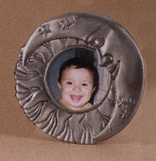 [Image: Silver Moon Picture Frame]