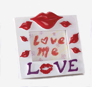 [Image: Passionate Kisses Picture Frame]